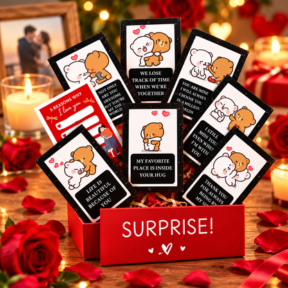 Ready-to-Gift Surprise Love Card Set